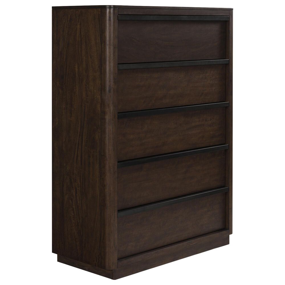 Millenium Dilenno 5-Piece King Canopy Bedroom Set in Dark Brown, , large