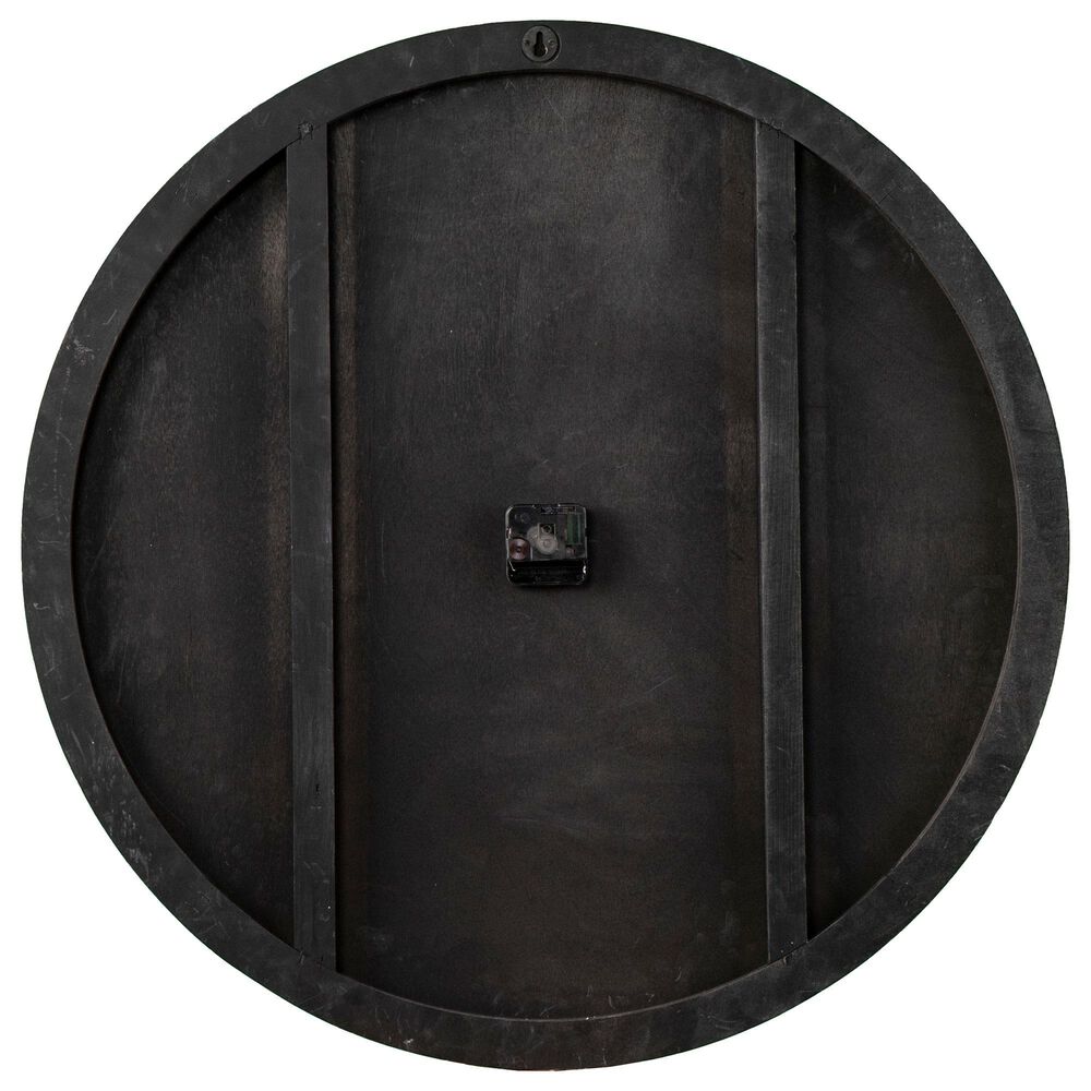 Southern Enterprises Moravelle Wall Clock in White, Natural and Black, , large