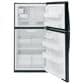 GE Appliances 21.1 Cu. Ft. Top Freezer Refrigerator in Black, , large