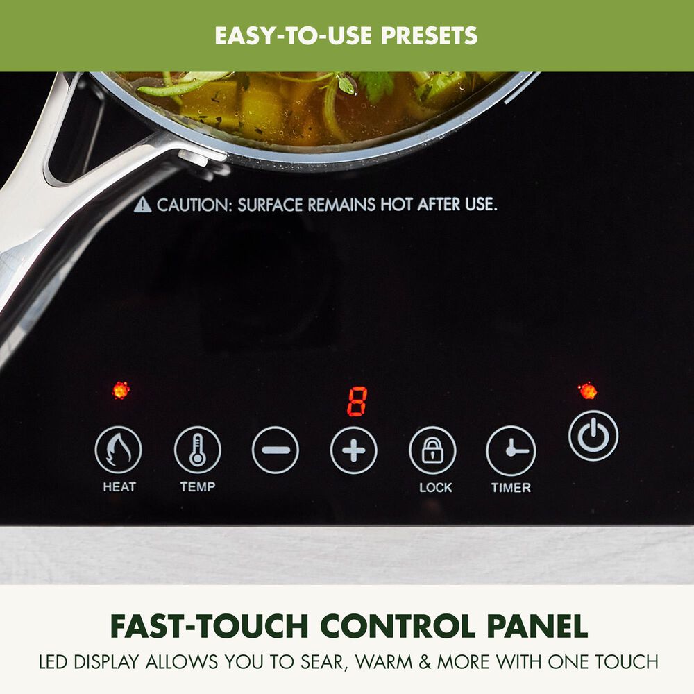 Green Pan Bistro Electrics Induction Cooktop in Black, , large