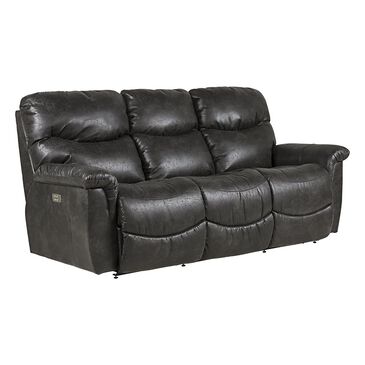 La-Z-Boy James Power Reclining Sofa with Tip Headrest in Steel, , large