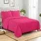 Trade Linker 3-Piece Twin/Twin XL Microfiber Sheet Set in Hot Pink, , large