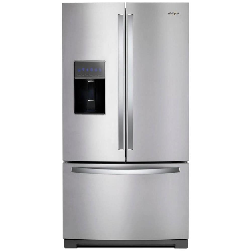 Whirlpool 27 Cu. Ft. 36" Wide French Door Refrigerator in Fingerprint Resistant Stainless Steel with Dual Icemaker, , large
