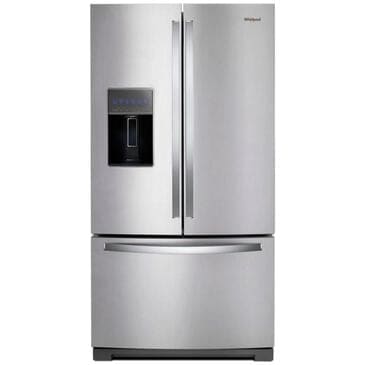 Whirlpool 27 Cu. Ft. 36" Wide French Door Refrigerator in Fingerprint Resistant Stainless Steel with Dual Icemaker, , large
