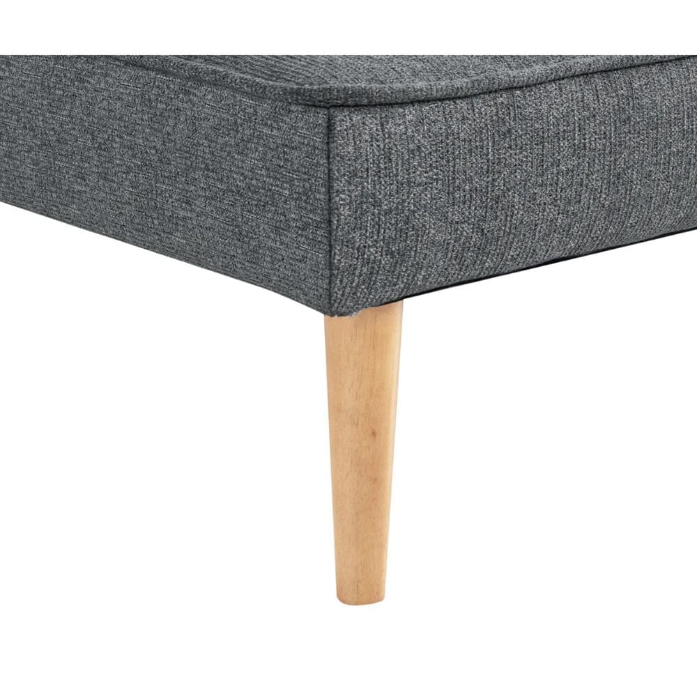 Lifestyle Solutions Salem Charcoal Futon, , large