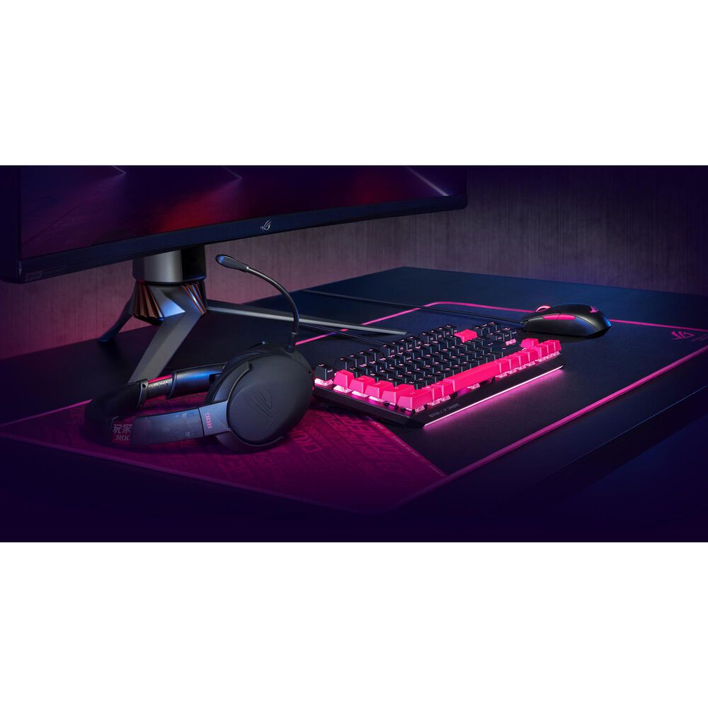 Asus Rog Sheath Optimized Cloth Surface Non Slip Mouse Pad In Electro Punk Nebraska Furniture Mart