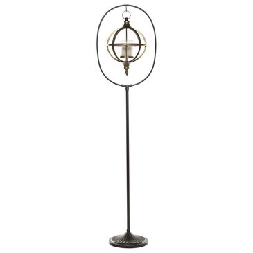 Maple and Jade 66" Industrial Metal Lantern in Bronze, , large