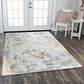 RIZZY Logan LOG732 Blue 9" x 12" Area Rug, , large