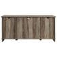 Walker Edison 58" Sliding Barn Door TV Stand in Grey Wash, , large