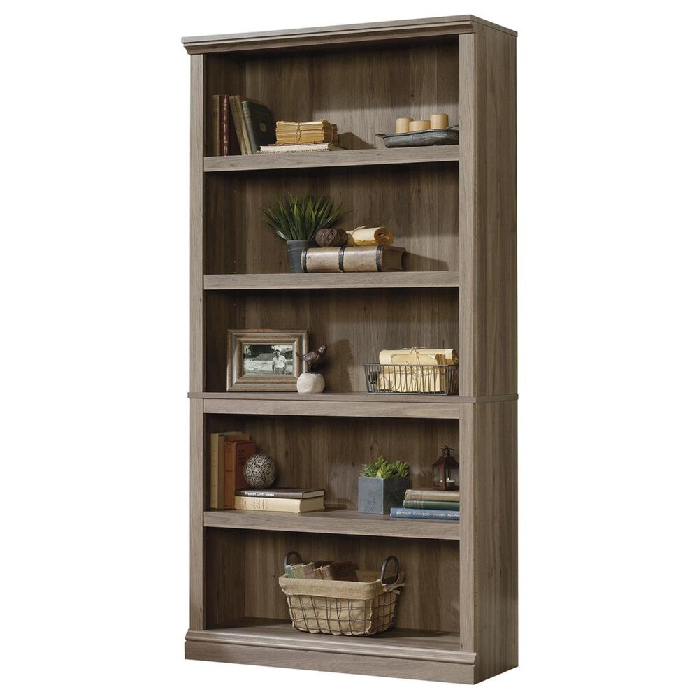 Sauder Select 5Shelf Bookcase in Salt Oak NFM