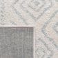 Safavieh Tulum  2" x 9" Ivory and Light Grey Runner, , large