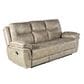 Crystal City Isabella Manual Reclining Sofa in Sand, , large