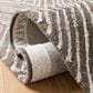 Safavieh Micro-Loop 2"3" x 7" Dark Grey and Ivory Runner, , large