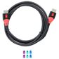 Helios 3 Ft HDMI Cable in Red and Black, , large