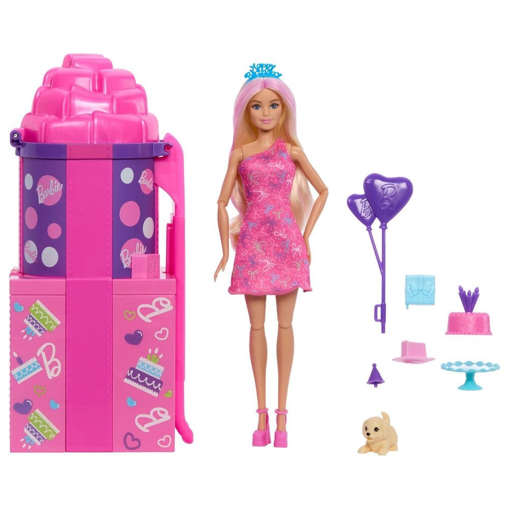 Barbie Rise and Surprise Pet Birthday Series Doll, , large