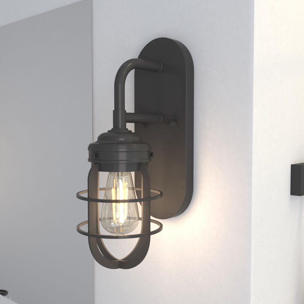 Hunter Starklake 1-Light Wall Sconce in Noble Bronze, , large