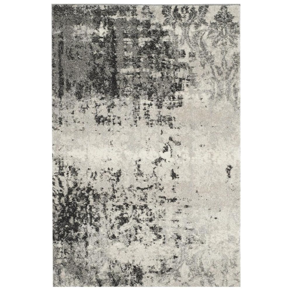 Safavieh Retro RET2139-7980 4" x 6" Light Grey and Grey Area Rug, , large