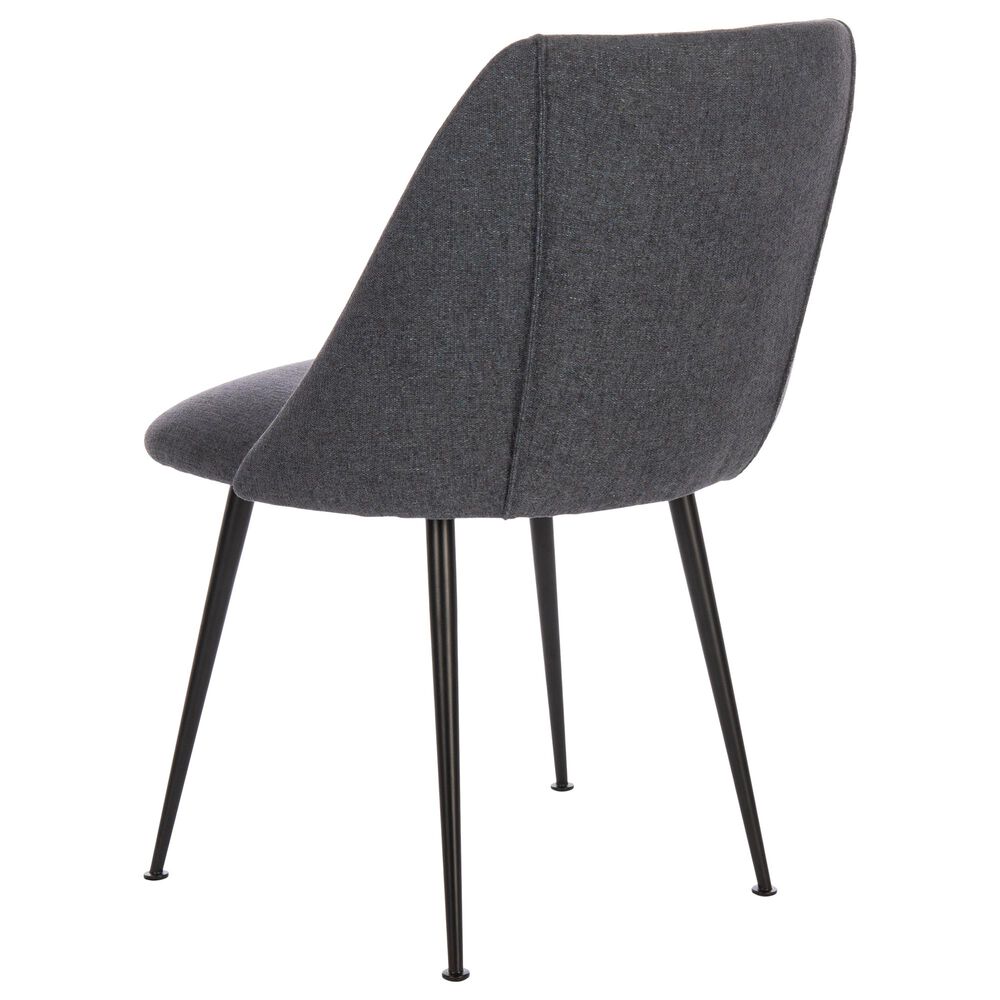 Safavieh Foster Dining Chair in Navy /Black, , large