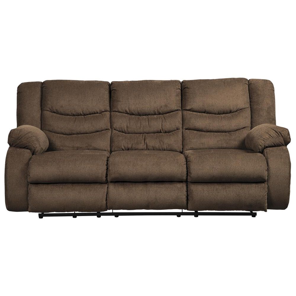Signature Design by Ashley Tulen Reclining Sofa in Chocolate, , large