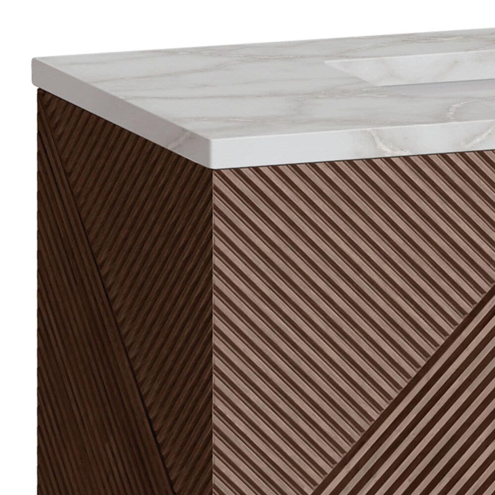 James Martin Vanities Marcello 72" Wall Mounted Double Bathroom Vanity in Chestnut with 3 cm Victorian Silver Quartz Top and Rectangular Sinks, , large