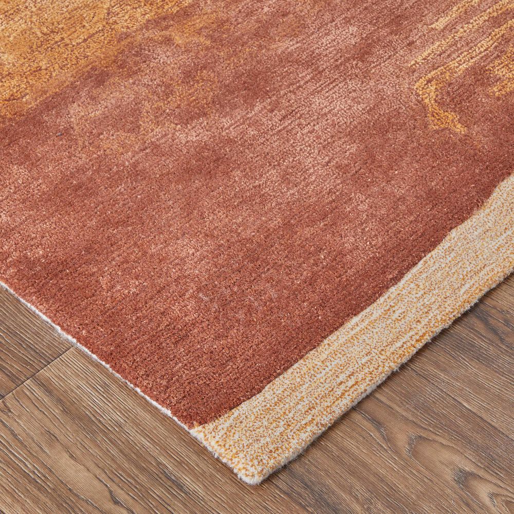Feizy Anya 3&#39;6&quot; x 5&#39;6&quot; Terracotta and Ivory Area Rug, , large
