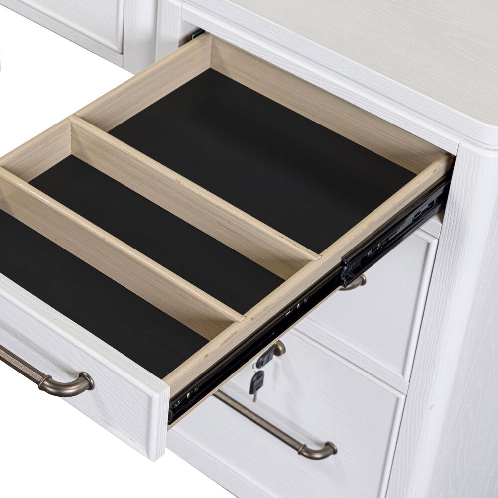 Riva Ridge Norah Modular Office Desk in Simply White, , large