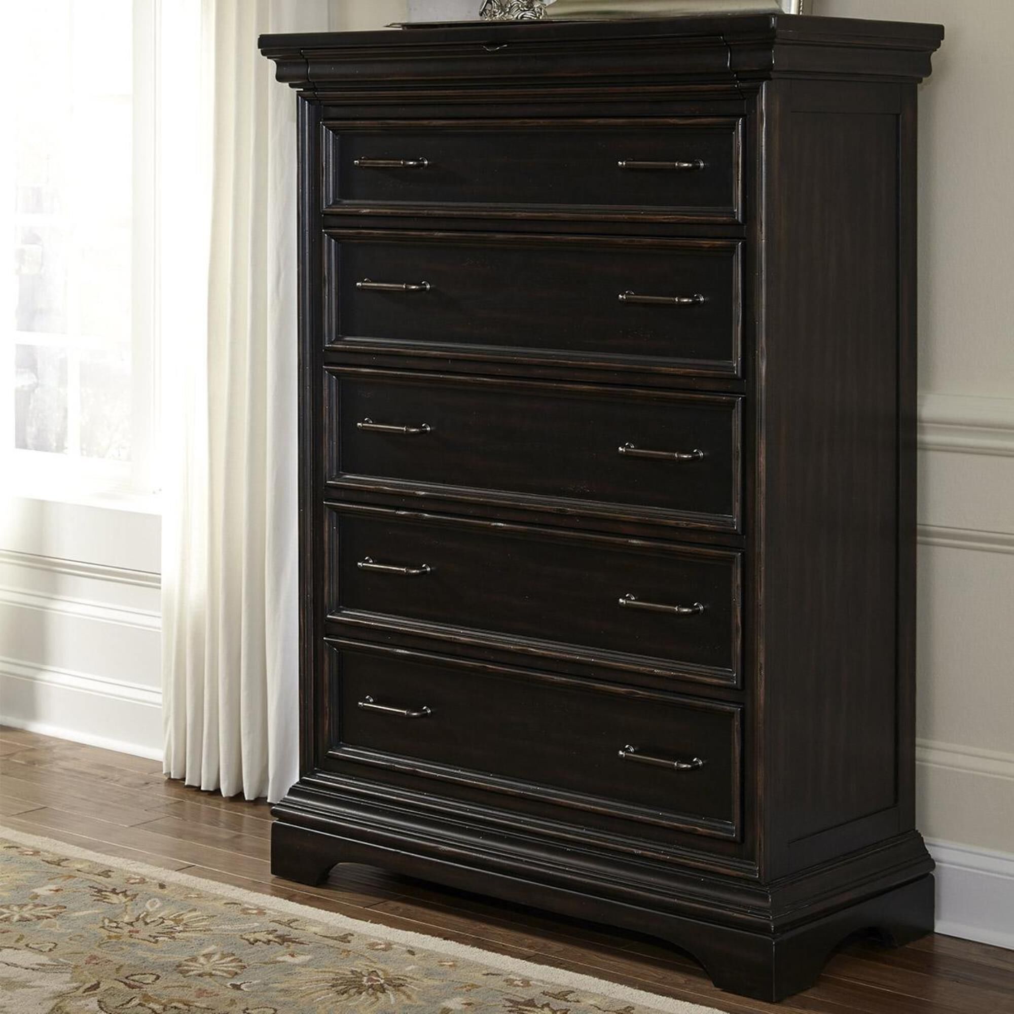 at HOME Caldwell Chest in Dark Expresso | Nebraska Furniture Mart