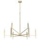 Hunter Sunjai 9-Light Chandelier in Alturas Gold, , large