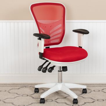 Flash Furniture Executive Swivel Chair in Red, , large
