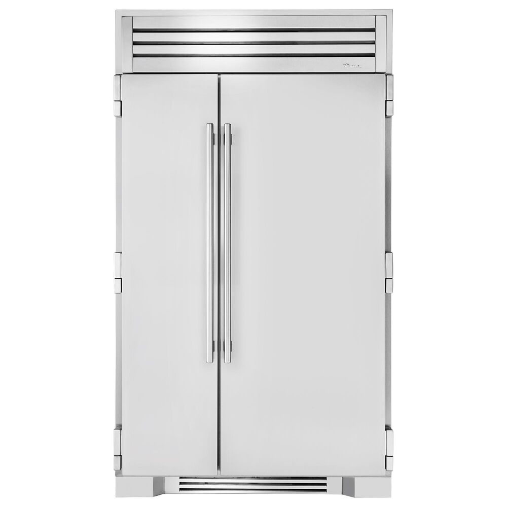 True Residential 29.5 Cu. Ft. Side-by-Side Refrigerator with Solid Door in Stainless Steel, , large