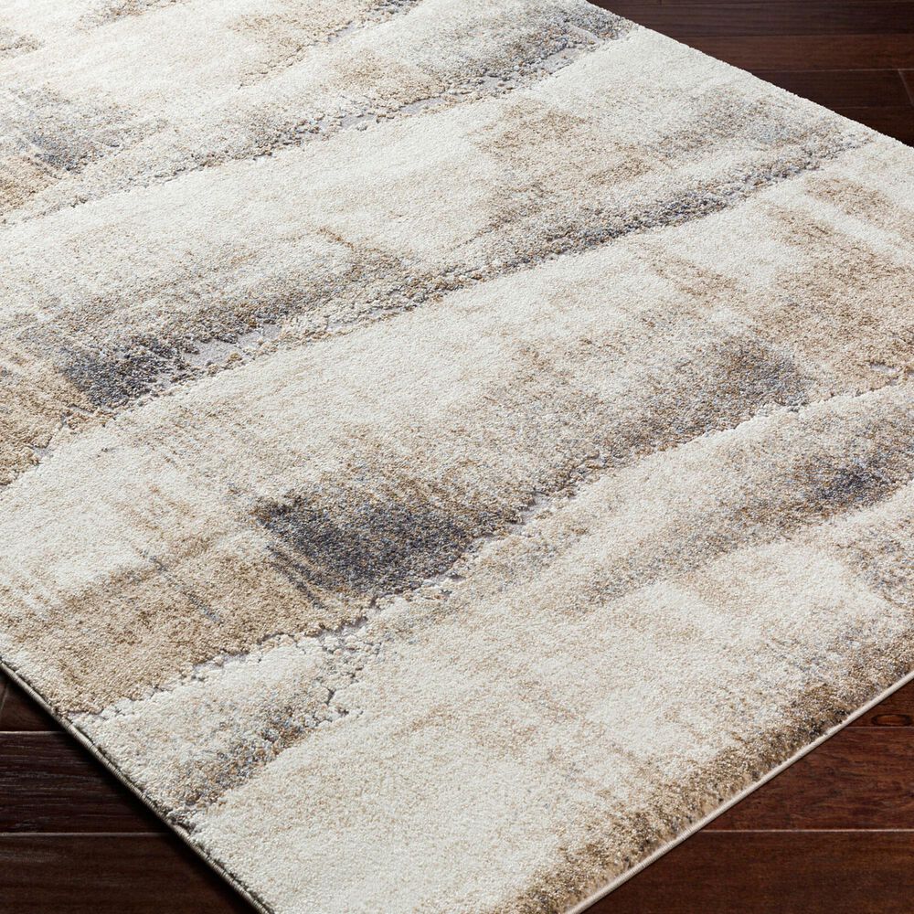 Surya Tuscany Ivory, Beige, Gray, Olive and Charcoal 2&#39; x 2&#39;11&quot; Area Rug, , large