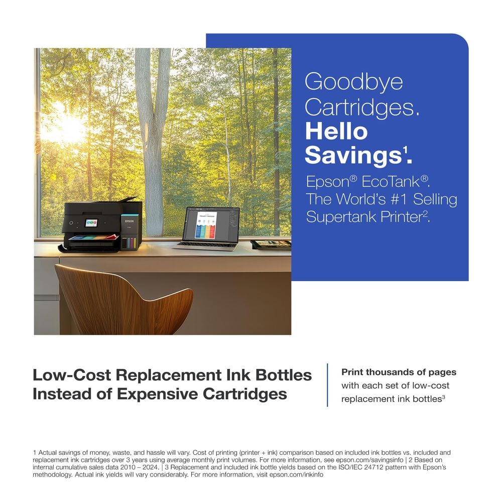 Epson EcoTank ET-4950 Wireless All-in-One Color Supertank Printer  Black, , large