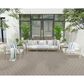 Nourison Twist Reversible 10" x 14" Grey Indoor/Outdoor Area Rug, , large