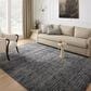 Loloi Soho 9"6" x 13"1" Onyx and Silver Area Rug, , large