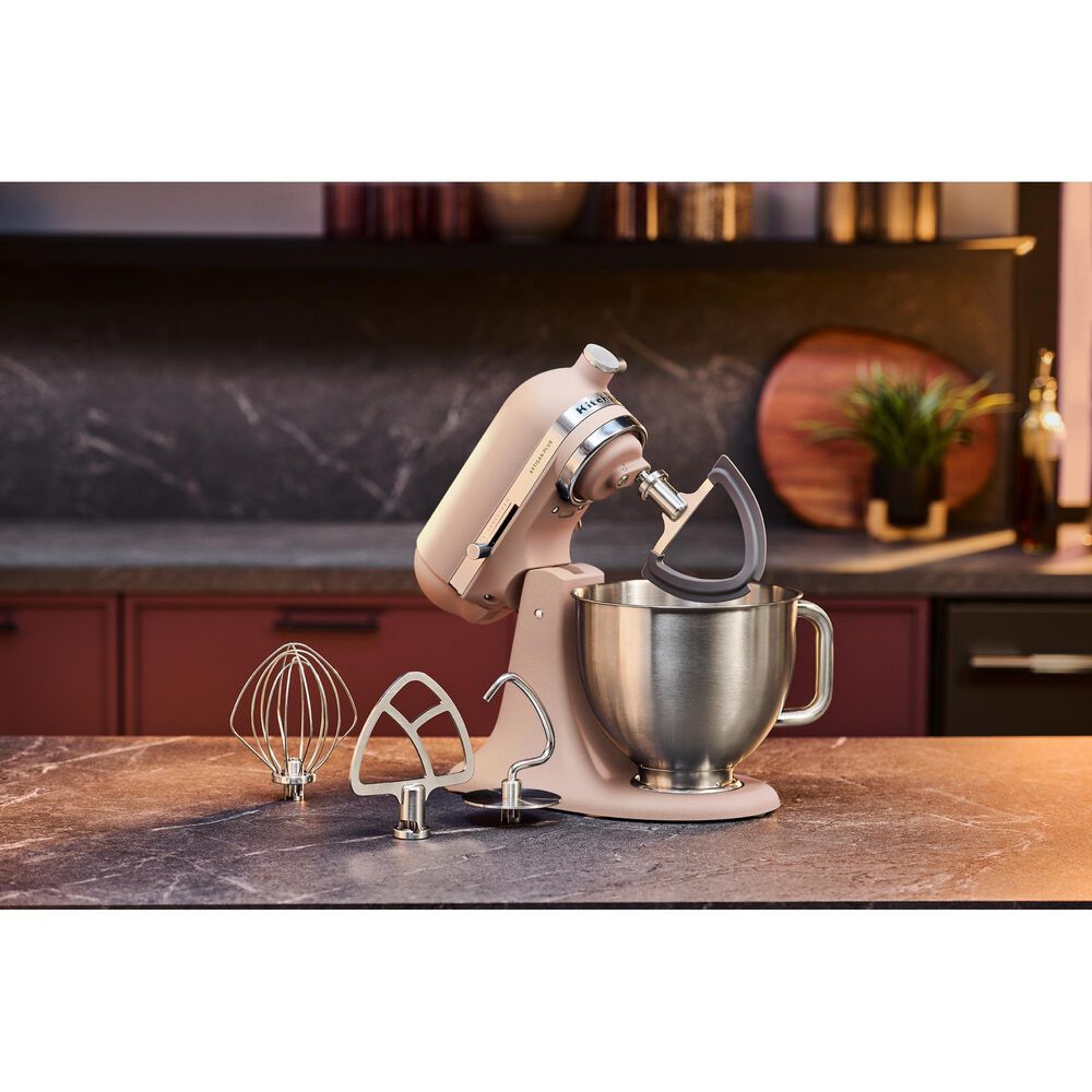 KitchenAid Artisan Plus 5-Quart Stand Mixer in Feather Pink, , large