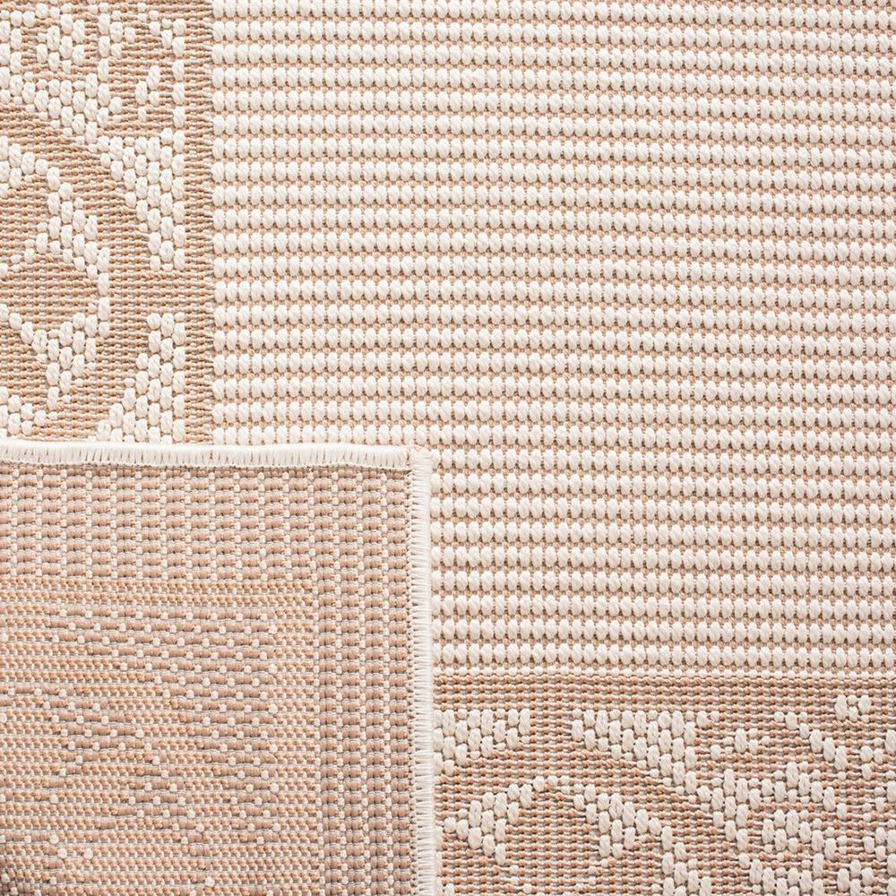 Safavieh Bermuda Floral 8&#39; x 10&#39; Ivory and Beige Indoor/Outdoor Area Performance Rug, , large