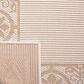 Safavieh Bermuda Floral 8" x 10" Ivory and Beige Indoor/Outdoor Area Performance Rug, , large