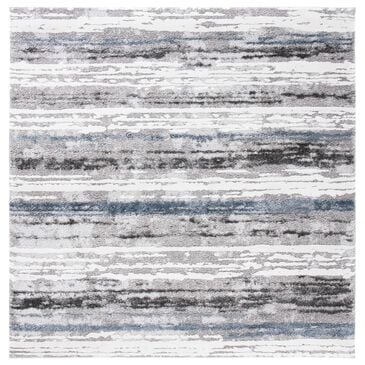 Safavieh Century 6"7" Square Grey and Blue Area Rug, , large