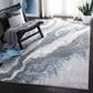 Safavieh Craft CFT844M 5"3" x 7"6" Blue and Grey Area Rug, , large