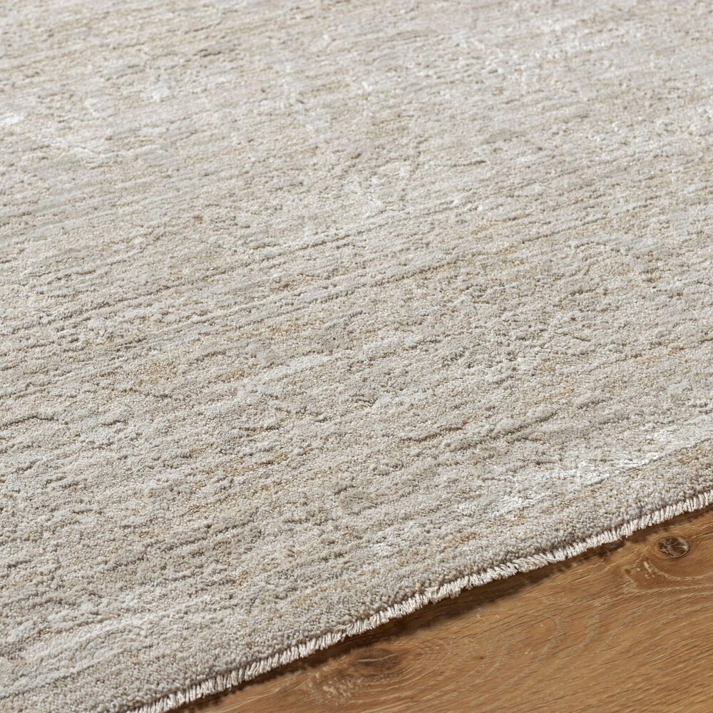 Surya Masterpiece MPC-2315 Medium Gray, Light Gray and Cream 2'7" x 10' Runner, , large
