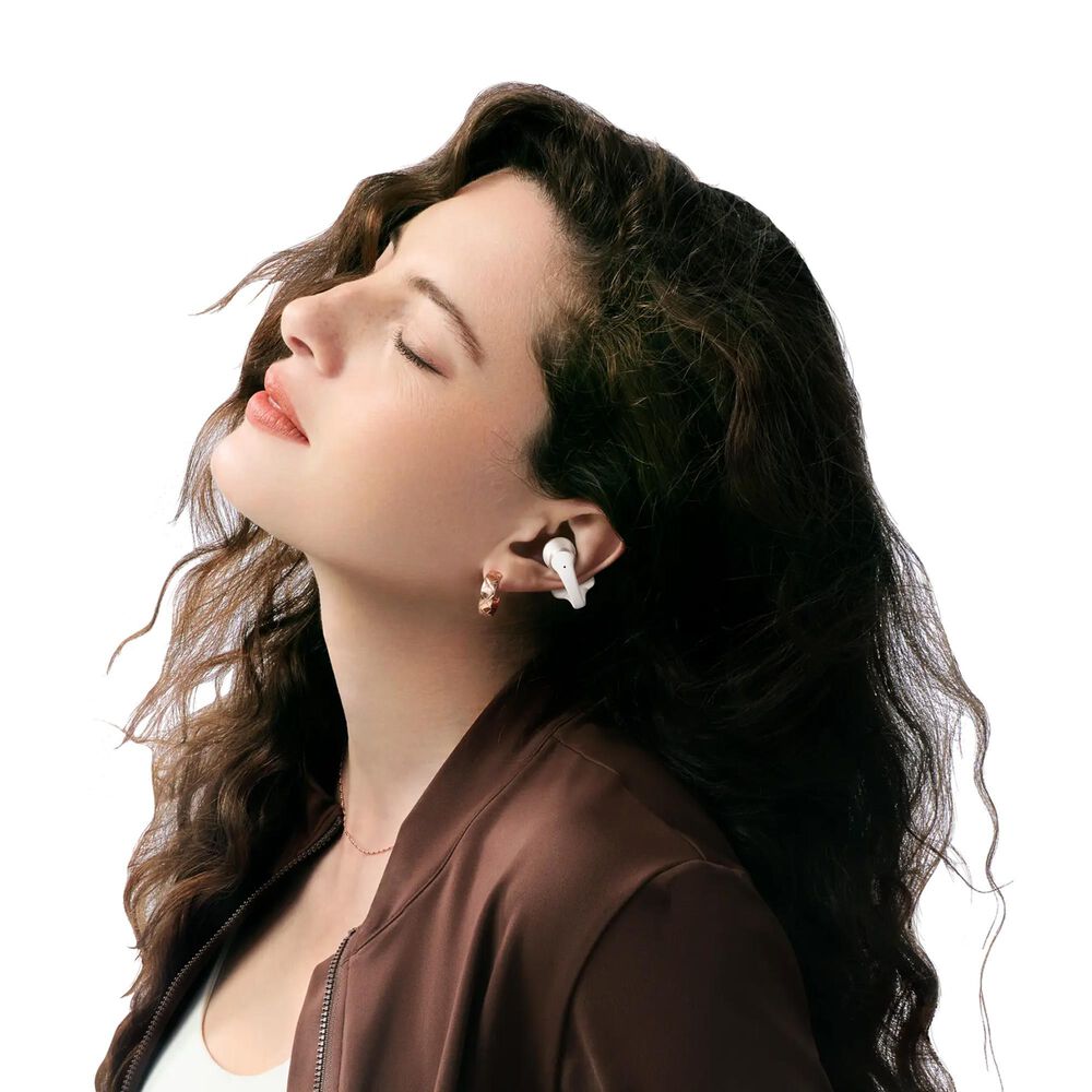 Shokz OpenDots 2 Clip-On Earbuds in Pearl White, , large