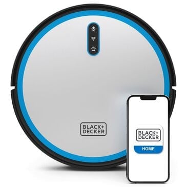Black & Decker RoboSeries Robot Vacuum in Black and Silver, , large