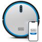 Black & Decker RoboSeries Robot Vacuum in Black and Silver, , large