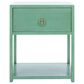 Safavieh Yudi 1 Drawer Nightstand in Turquoise, , large