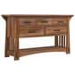A-America Eldora Sofa Table in Saddle Brown, , large