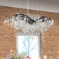 Golden Lighting Autumn Twilight 6-Light Chandelier in Black, , large