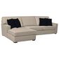 England Furniture Lyndon 2-Piece Stationary Left Facing Sectional in Tate Natural, , large