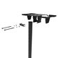 Kanto Back-to-Back Dual Screen TV Ceiling Mount for 40" - 80" TVs in Black, , large