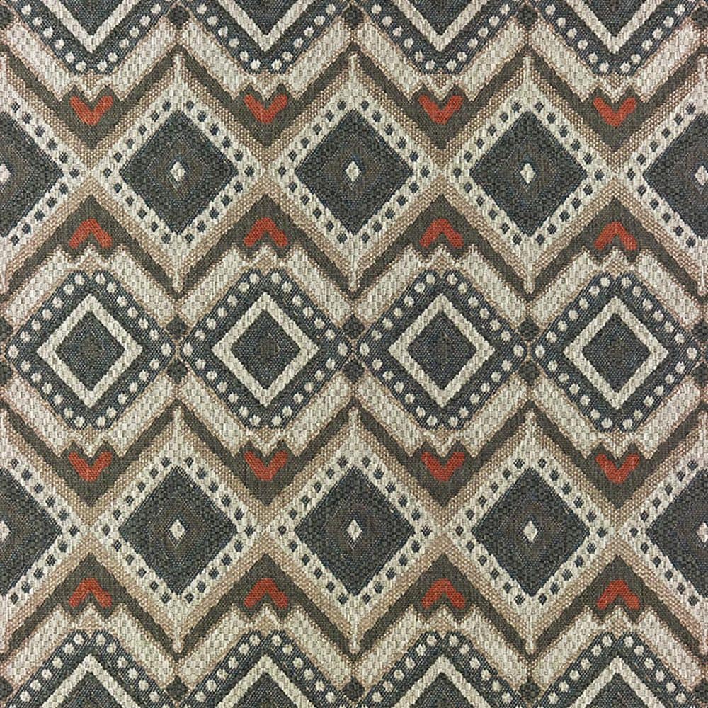 Oriental Weavers Latitude 7&#39;10&quot; x 10&#39; Grey Area Rug, , large
