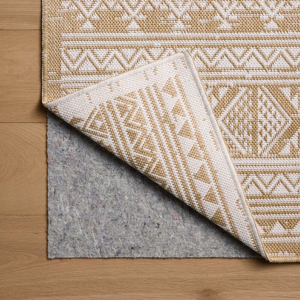 Loloi Easton Ivory and Wheat 2&#39;3&quot; x 3&#39;9&quot; Indoor/Outdoor Area Rug, , large